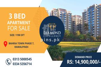 Luxury 3 Bedroom Apartment For Sale in Bahria Town Islamabad
