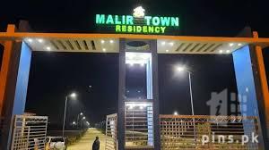 80 yard plot for sale Malir Town Residency