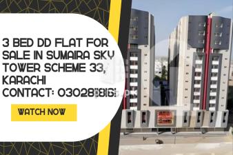 3 bed dd Flat for sale Sumaira Sky Tower