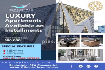 Apartments Available in Bahria town Lahore