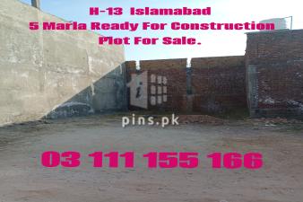 H-13 Islamabad 5 Marla plot for sale.  H13 opposite NUST
