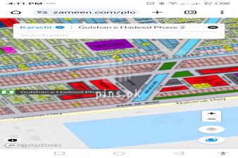 500sq yard Plot for Sale Guslshan e Hadeed