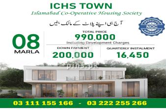 ichs 8 marla plot for sale. ICHS TOWN 8 Marla balloted plot 