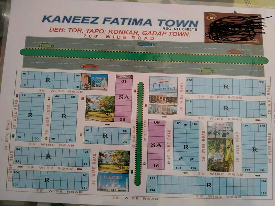 120 Sqy Plot for Sale in Kaneez Fatima Town Scheme 33 Plot for Sale in