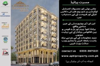 showroom-style shops are available for rent and sale