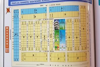 122 yards commercial plot for sale in Mashriqi Society