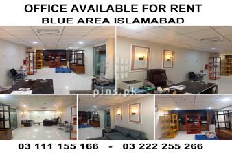 500 sqft office space available for rent. blue area 