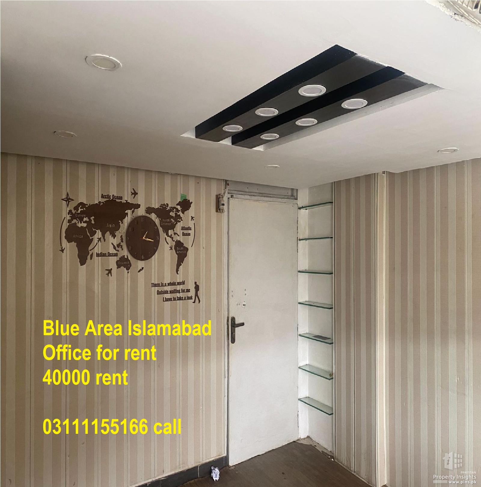 110 sqft Office available for rent . Blue Area Jinnah Avenue 