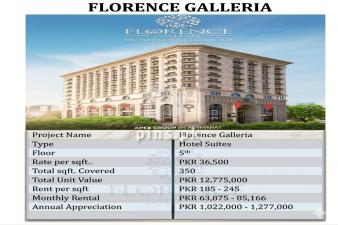 350 sqrds suite apartment in Florence Galleria