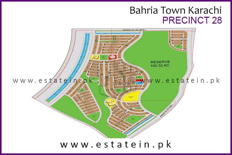 P28 125 Sq Yard Plot for Sale in Bahria Town Karachi