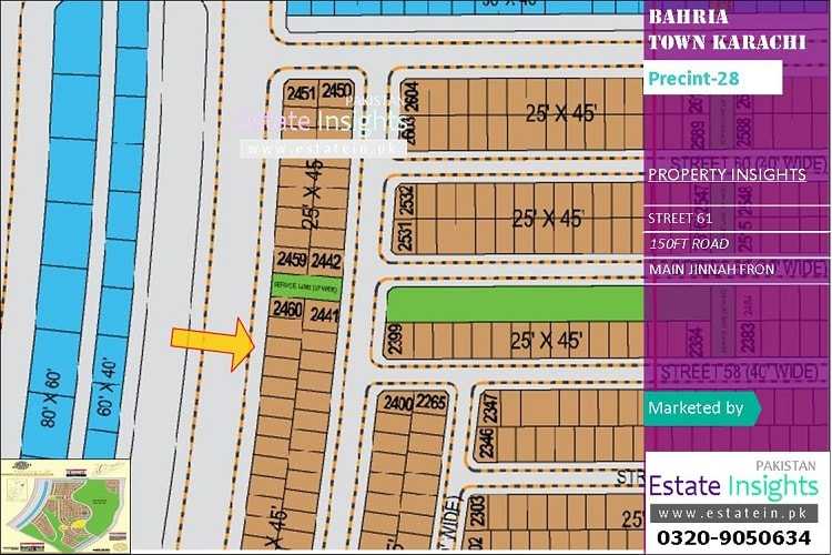 Main Jinnah Facing 125 sqy plot in Precinct-28