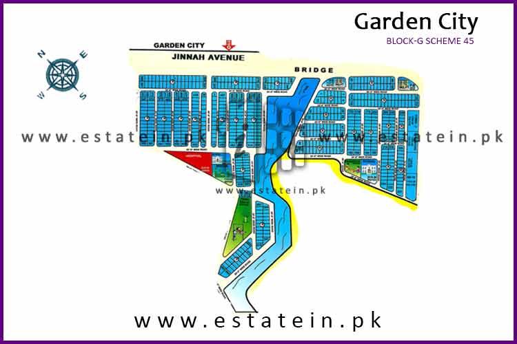 120 Sqy plot for sale in karachi , Garden City , Block G