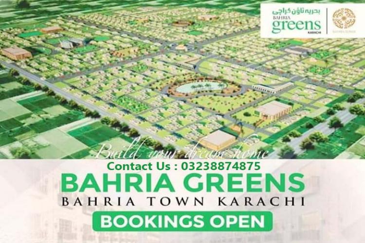 75 SQ YARDS PLOTS AVAILABLE IN BAHRIA GREEN BY BAHRIA TOWN