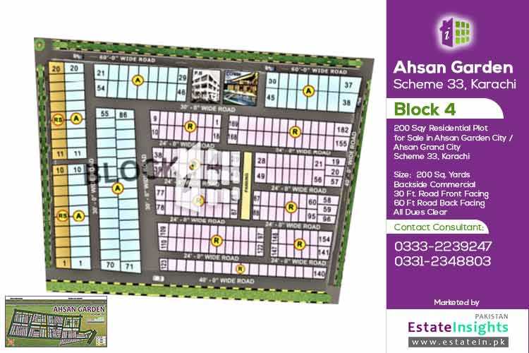 200 SQY Plot for Sale in Ahsan Garden/Ahsan Town