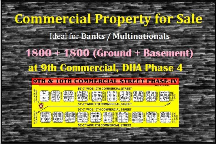 Commercial Property for Sale in 9th Commercial, DHA Phase 4